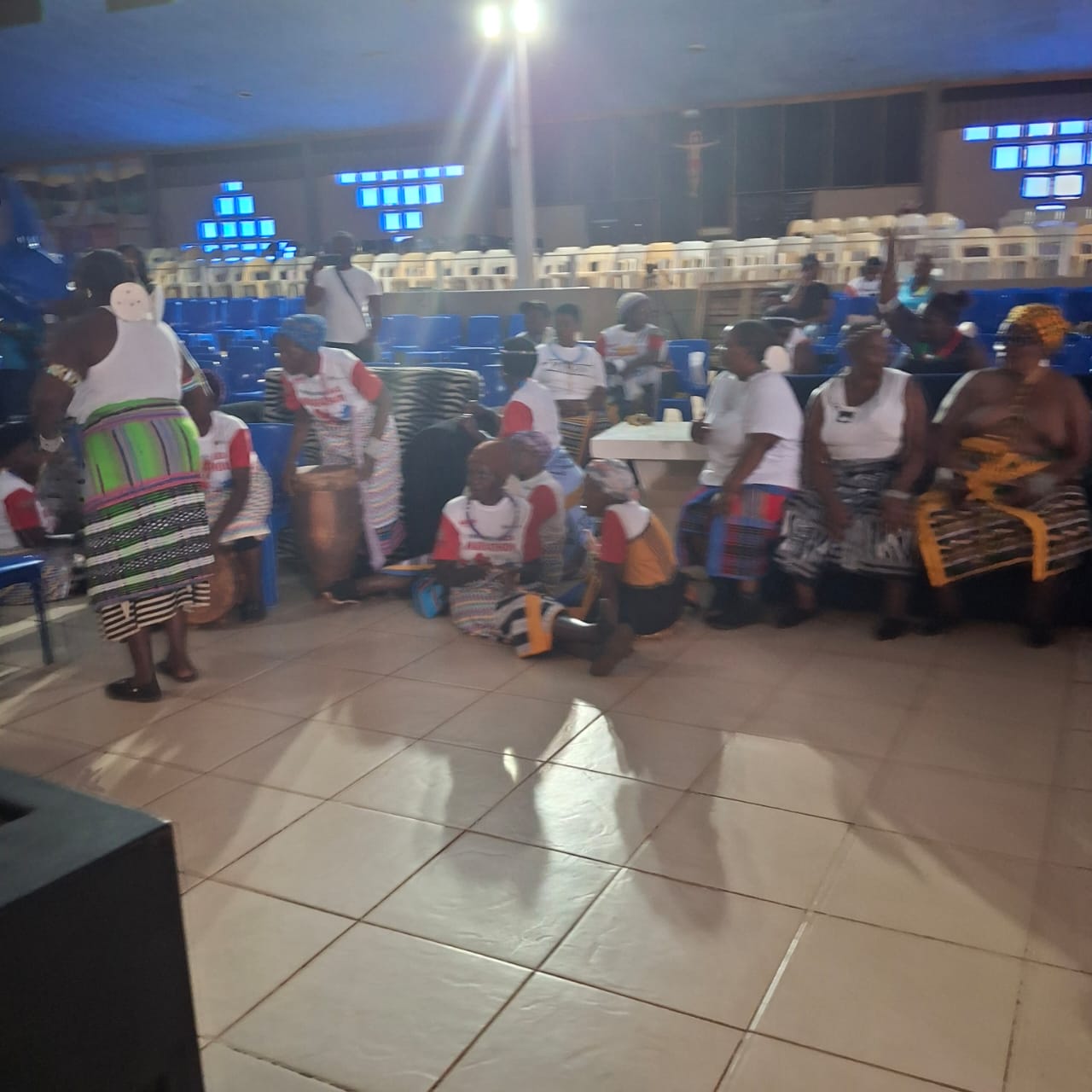 Elderly members enjoying activities