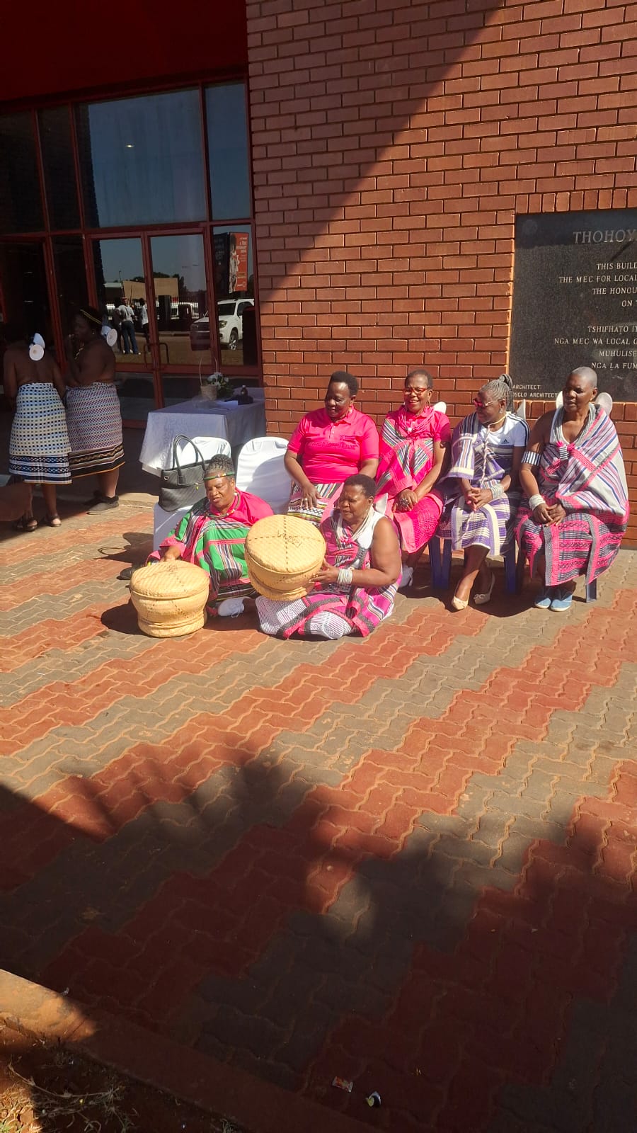 Elderly community gathering